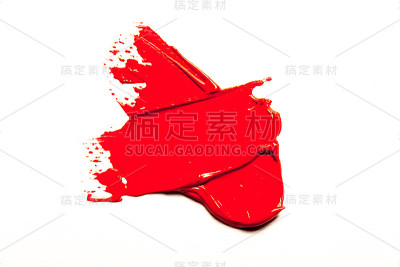 漂亮的红色唇膏照片。