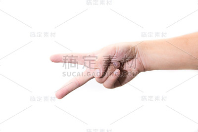 手势数2