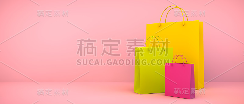 彩色购物袋系列