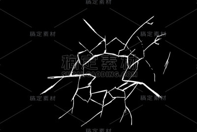 手绘草图，裂缝效果背景