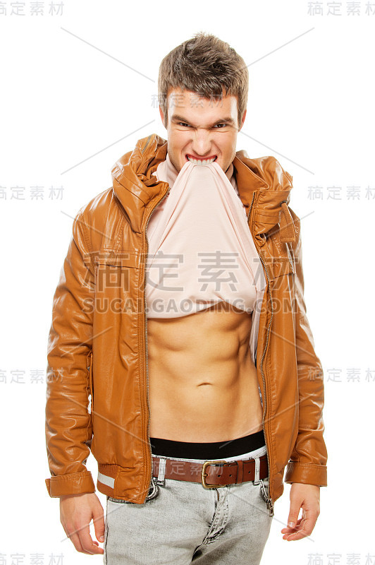 一个英俊男子的肖像
