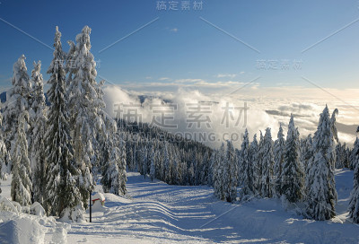 西摩滑雪胜地，新雪
