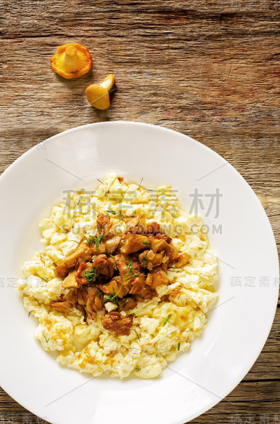 鸡油菌炒蛋