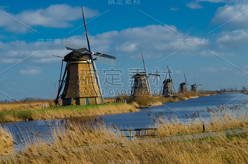 风车划荷兰- Kinderdijk