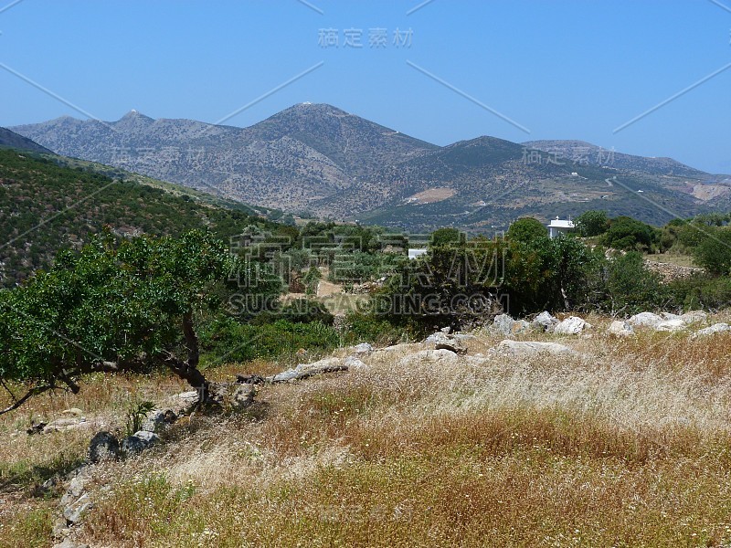 风景，西弗诺斯岛，基克拉迪斯，希腊