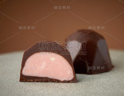 自制的巧克力糖果