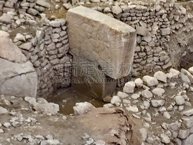 Göbeklitepe Örencik村联合国教科文组织世界遗产方尖碑动物图案Şanlıurfa的第