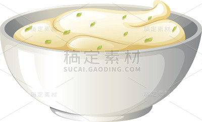 奶油蘸碗