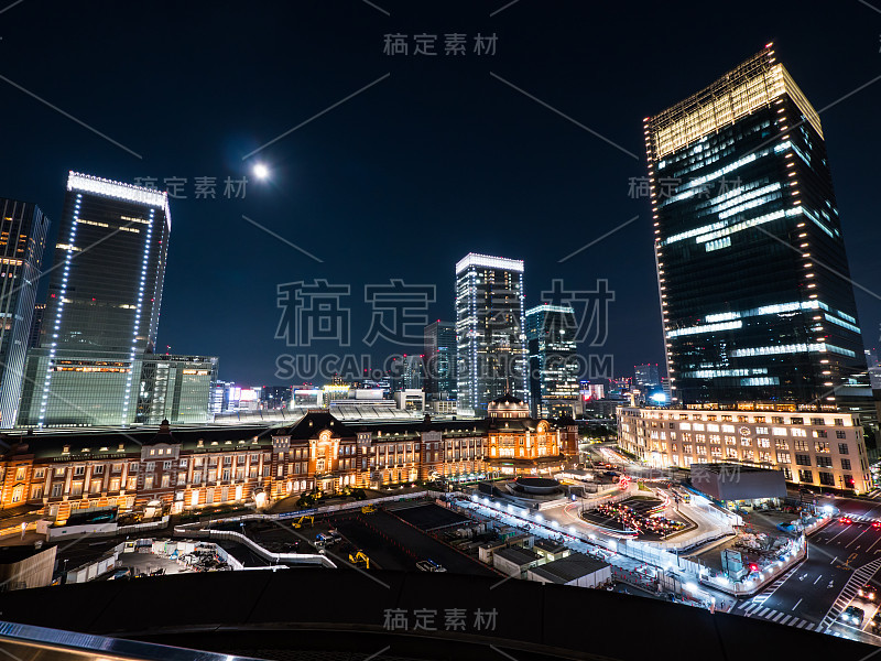 东京站夜景