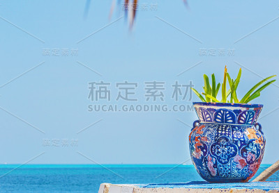 海平线和蓝天