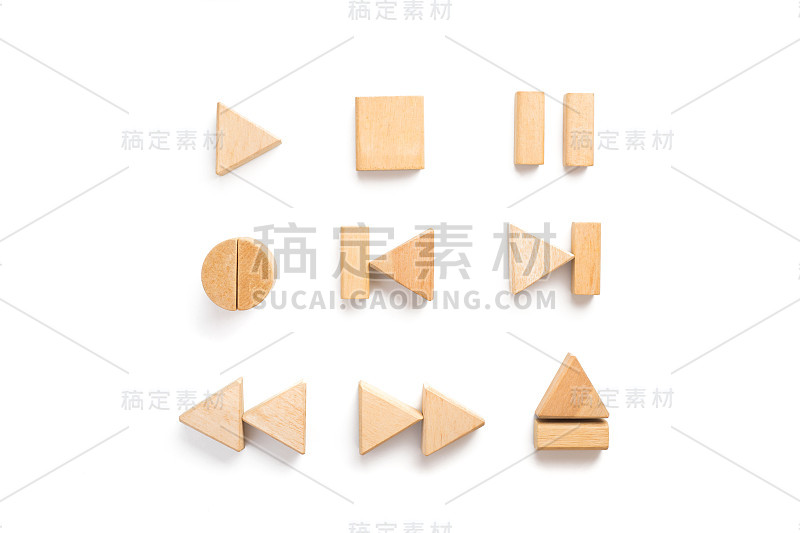 木材多媒体播放器图标设置。