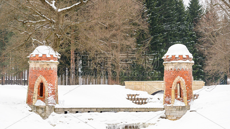 Tsarskoye Selo(普希金)建筑，圣彼得堡东南25公里，俄罗斯。