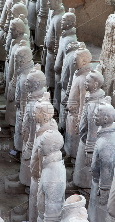 秦朝兵马俑，西安，中国