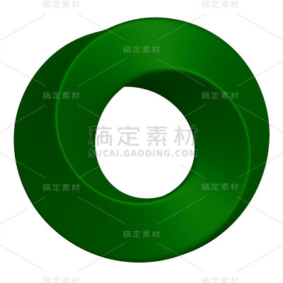 莫比斯环的3D渲染