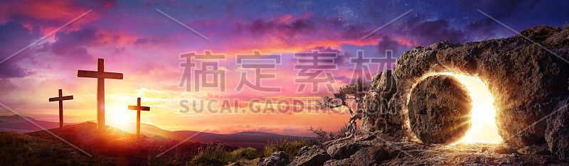 受难日出时