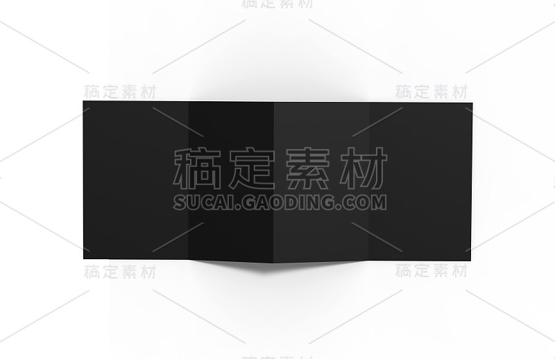 四折半信小册子模型