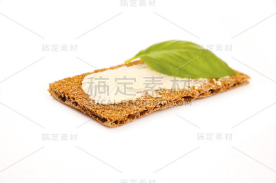 涂奶油的面包