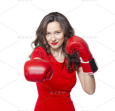 女拳击手