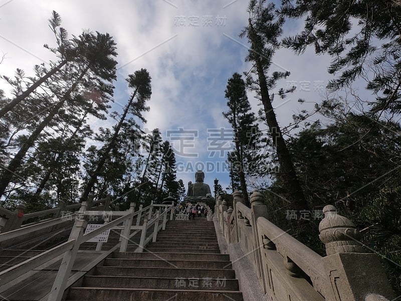 香港大屿山的佛像