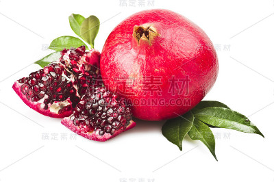 成熟的石榴果