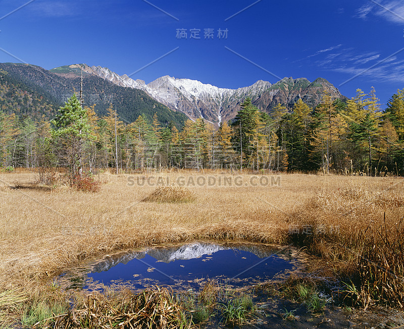 田代摩尔和Hotaka山脉
