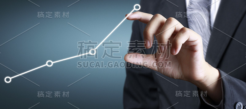 手摸财务指标会计市场经济分析图