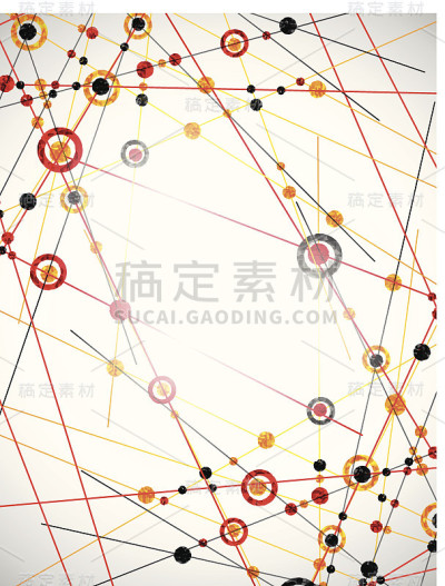 分子结构，抽象背景