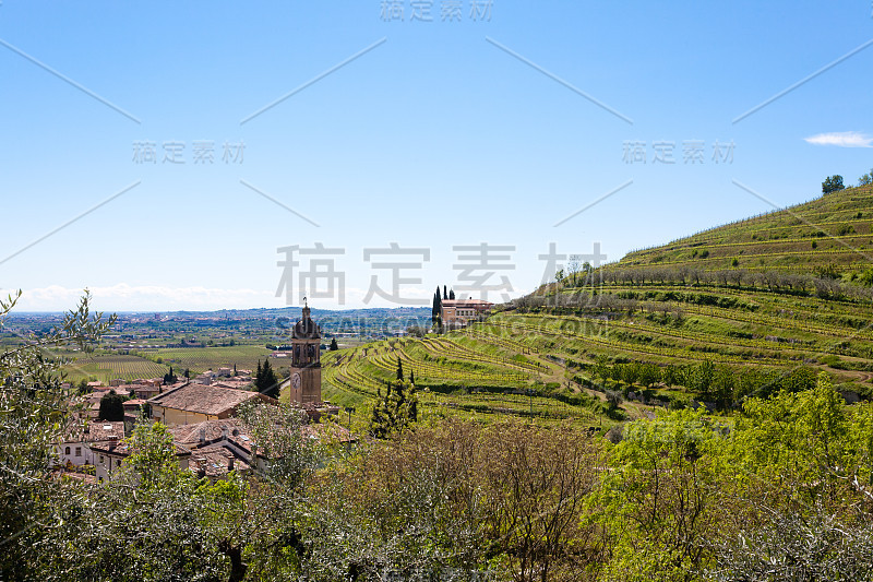 瓦尔波利塞拉丘陵景观，意大利葡萄种植区，意大利