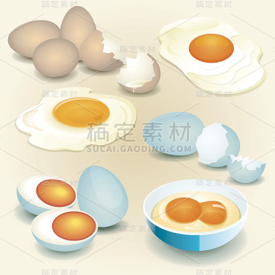 鸡和鸭的蛋