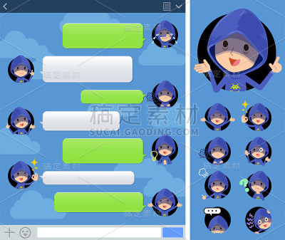 蓝色帕克黑客men_sns