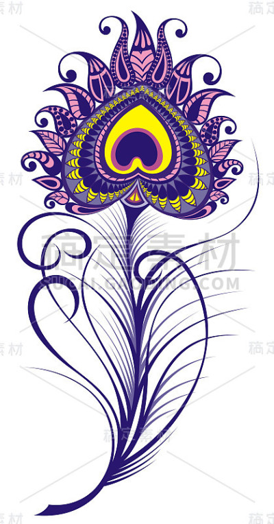 孔雀羽毛