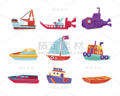 水上运输玩具船