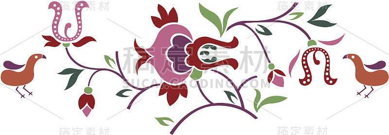 花枝与鸟