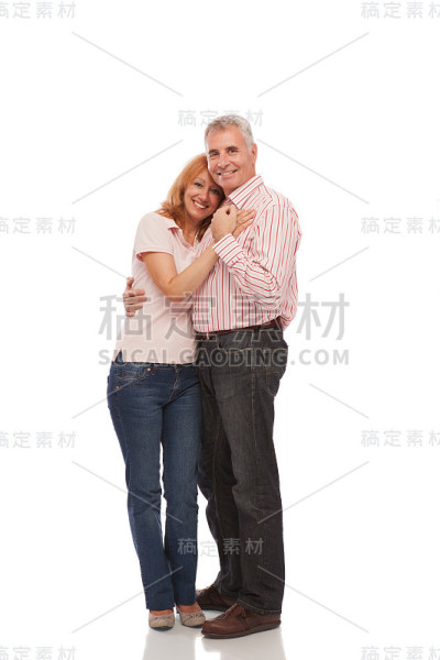 幸福成熟的夫妻。