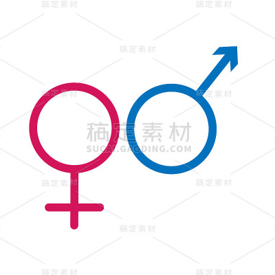 男性和女性图标