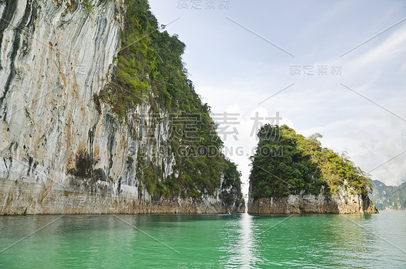 美丽的高山绿水(泰国的桂林)。