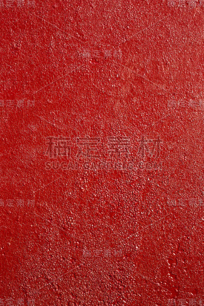 粗糙的红色喷漆生锈的金属表面，高分辨率纹理