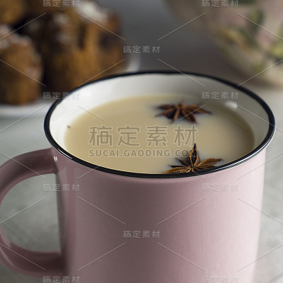 奶茶和松饼
