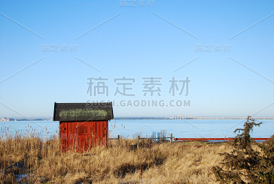 奥兰桥的海岸景色