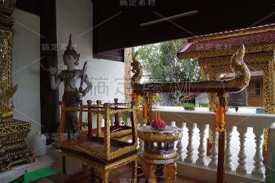 泰国清迈的佛教寺庙