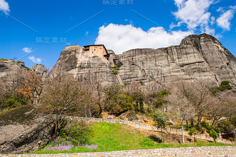 希腊塞萨利市迈特拉山修道院。联合国教科文组织世界遗产