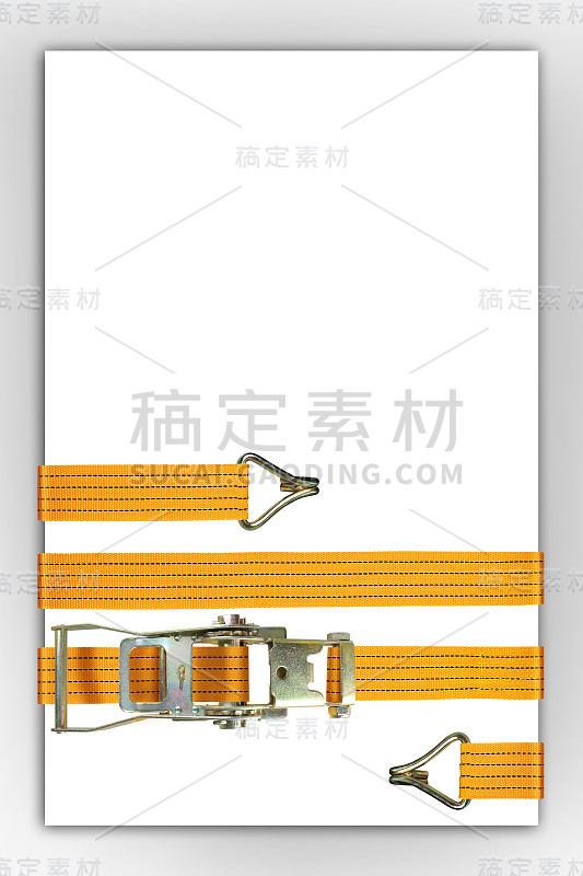 橙色棘轮卡车货物领带