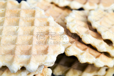 椭圆形美味的晶片