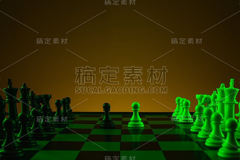 近手走卒，国际象棋，棋盘，游戏，对抗。