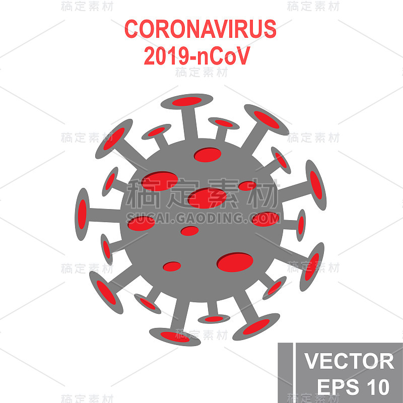冠状病毒大流行。疫情现代设计。为你的设计。