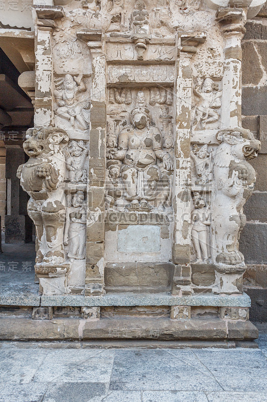 内观古寺庙Kanchipuram Kailasanathar庙