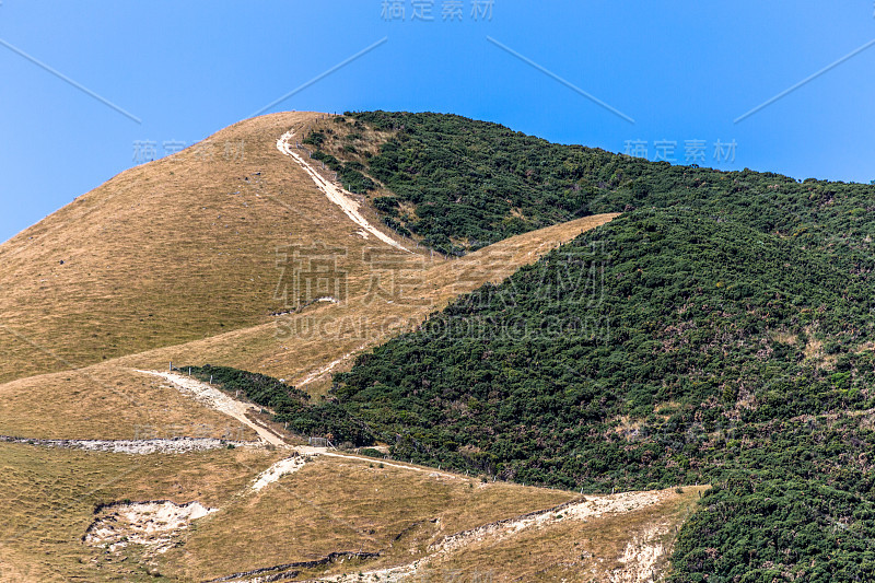 新西兰的山地景观