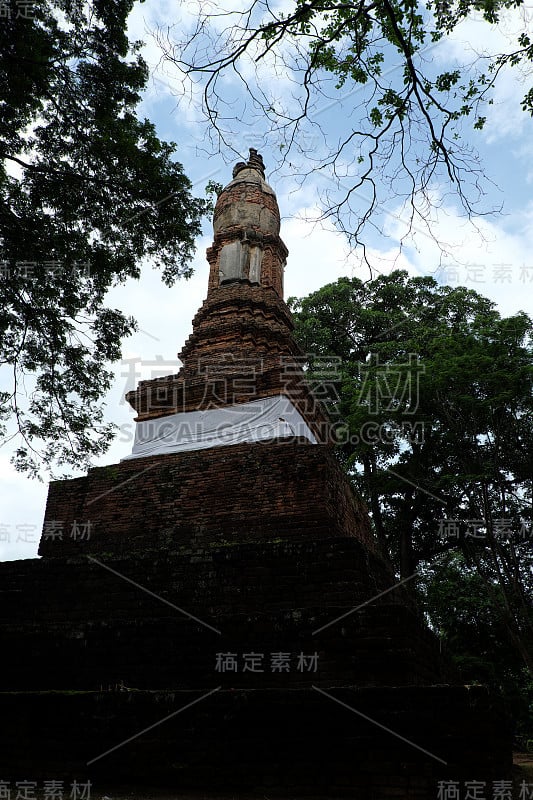 泰国甘蓬寺的卡洛泰寺历史公园(联合国教科文组织世界遗产地素可泰镇及其相关历史城镇的一部分)