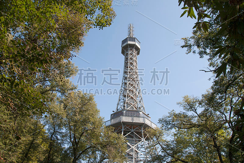 布拉格皮特林山公园，瞭望塔