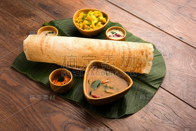 Masala dosa，南印度食物